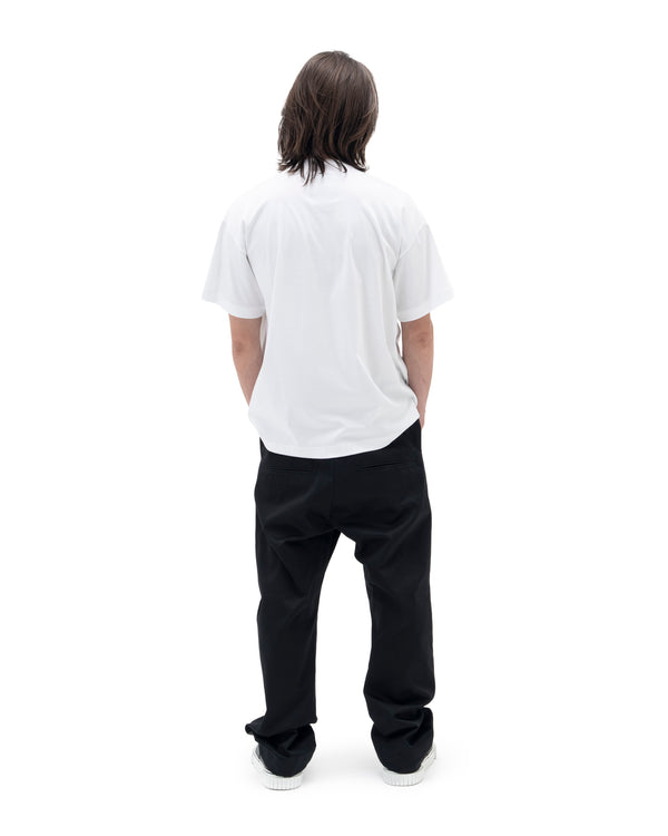 Function Patchwork T-Shirt - White X Black FUMITO GANRYU OFFICIAL STORE