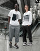 Function Patchwork T-Shirt - White X Gray FUMITO GANRYU OFFICIAL STORE