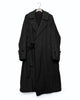 Bathrobe Coat - Black FUMITO GANRYU OFFICIAL STORE