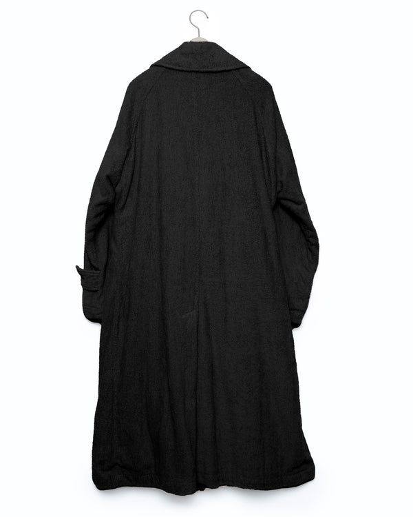 Bathrobe Coat - Black FUMITO GANRYU OFFICIAL STORE
