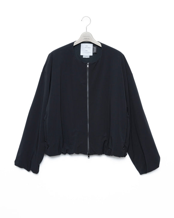 Collarless Airy Blouson - Black FUMITO GANRYU OFFICIAL STORE