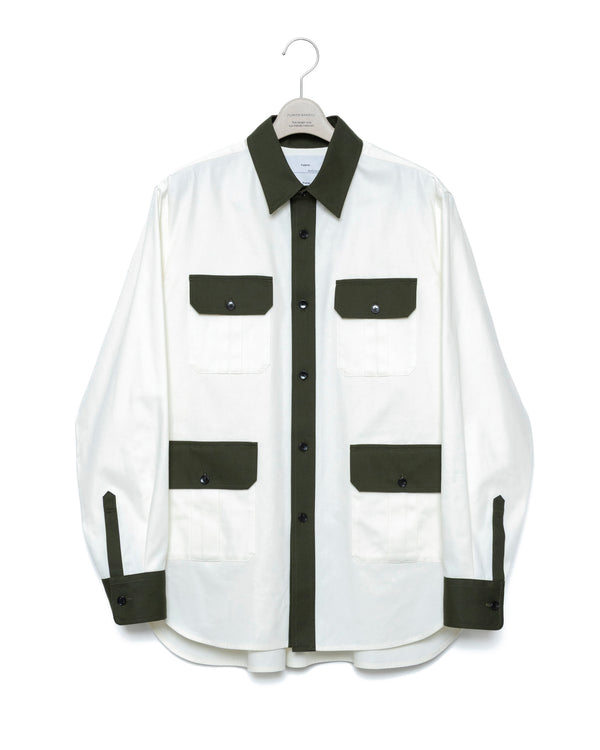 Adventure Chanel Shirt - Ecru x Kh FUMITO GANRYU OFFICIAL STORE
