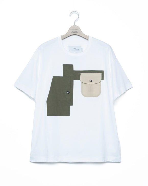 Patchwork Pocket Shirt - Wh x Sage FUMITO GANRYU OFFICIAL STORE