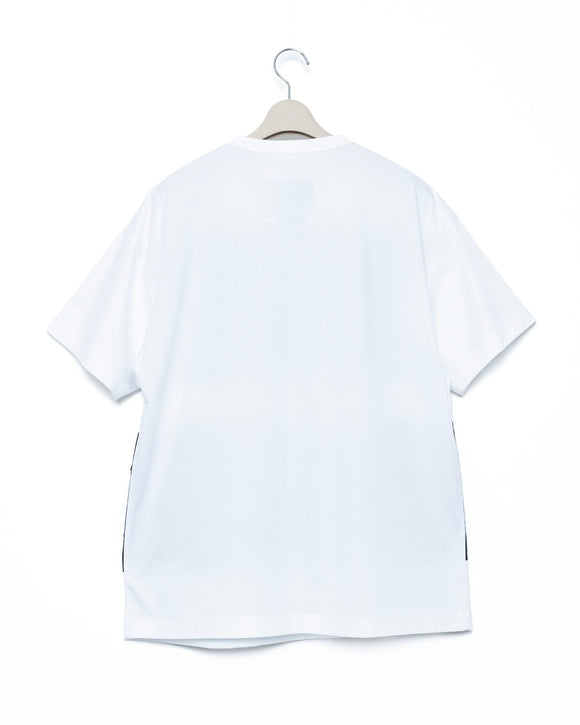 Striped Short Sleeve T-Shirt - Nv x Black FUMITO GANRYU OFFICIAL STORE