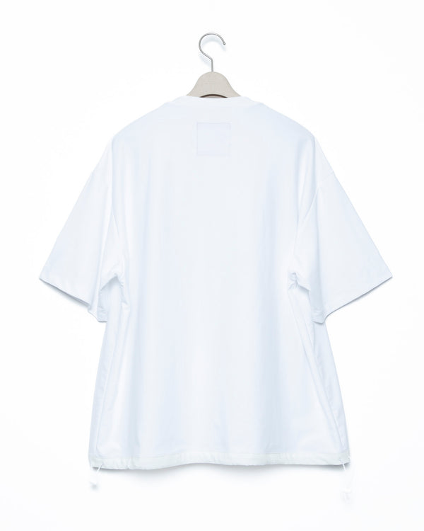 Patchwork Pocket Rash Guard Short Sleeves - Wh x Gray FUMITO GANRYU OFFICIAL STORE