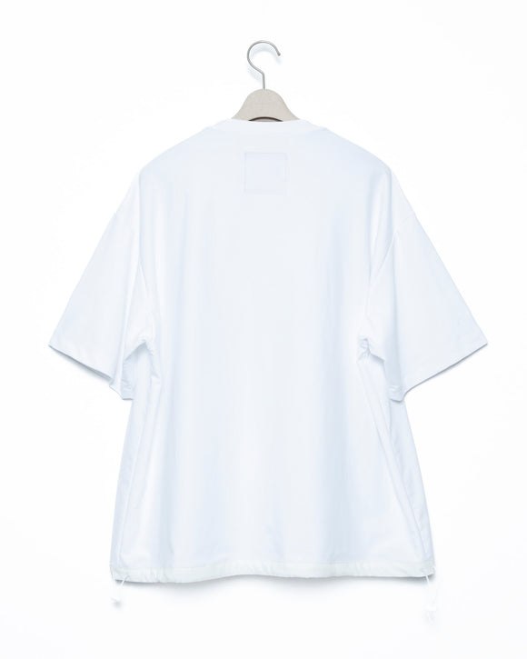 Patchwork Pocket Rash Guard Short Sleeves - Wh x Beige FUMITO GANRYU OFFICIAL STORE