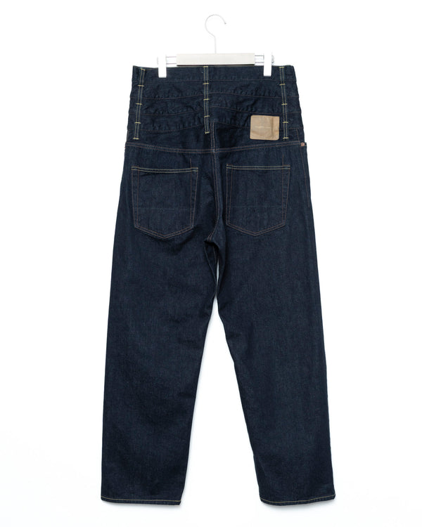 4-Belt 5P Baggy Pants - Indigo FUMITO GANRYU OFFICIAL STORE