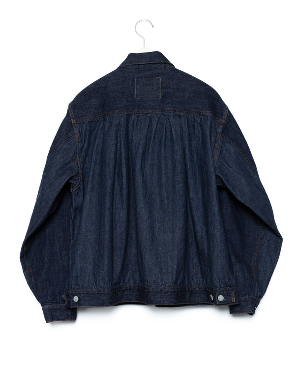 Watteau Pleats 2nd Jk - Indigo FUMITO GANRYU OFFICIAL STORE