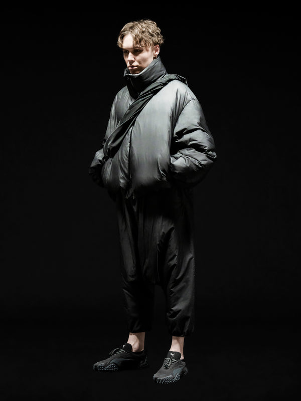 Deformed Down Jk - Black FUMITO GANRYU OFFICIAL STORE