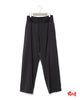 Relaxed slacks - Charcoal FUMITO GANRYU OFFICIAL STORE