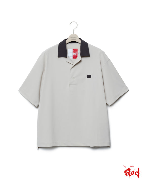 Open collar bowling shirt - Graige X Charcoal FUMITO GANRYU OFFICIAL STORE