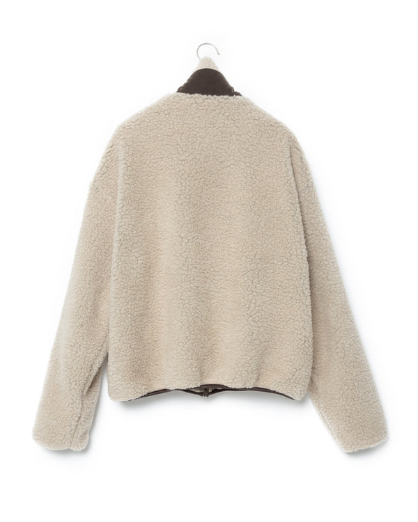 2Way Boa Fleece Jk - Beige FUMITO GANRYU OFFICIAL STORE