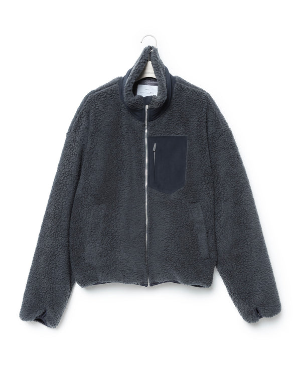 2Way Boa Fleece Jk - Navy FUMITO GANRYU OFFICIAL STORE