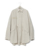 M-51 Linen Shirt Jk - Beige FUMITO GANRYU OFFICIAL STORE