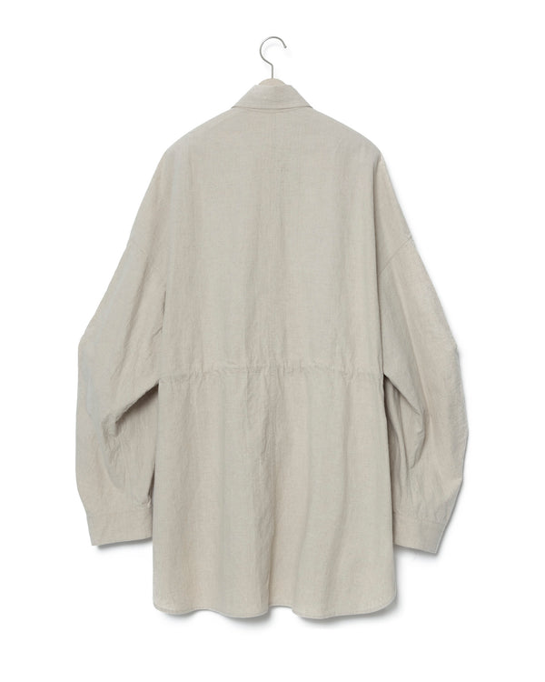 M-51 Linen Shirt Jk - Beige FUMITO GANRYU OFFICIAL STORE