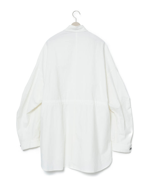 M-51 Linen Shirt Jk - White FUMITO GANRYU OFFICIAL STORE