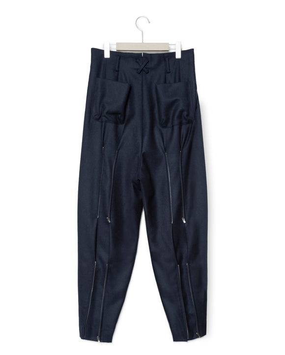 Mixture Slacks - Navy FUMITO GANRYU OFFICIAL STORE