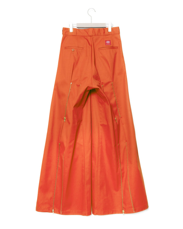 Reverse Baggy Chino Pants - Orange FUMITO GANRYU OFFICIAL STORE