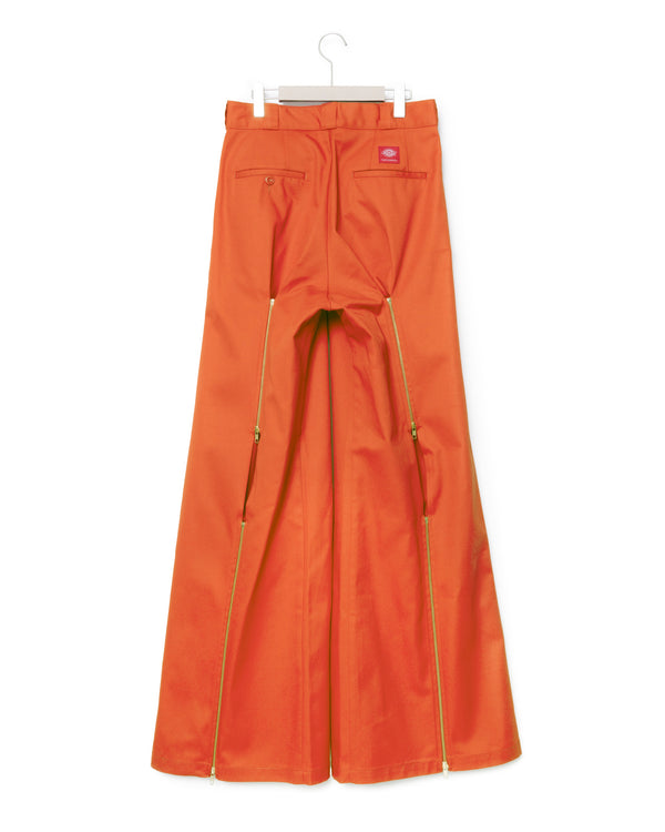 Reverse Baggy Chino Pants - Orange FUMITO GANRYU OFFICIAL STORE