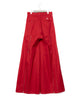 Reverse Baggy Chino Pants - Red FUMITO GANRYU OFFICIAL STORE