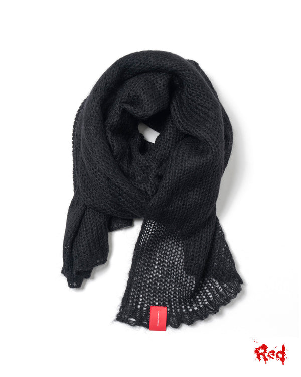 Fishnet Muffler - Black FUMITO GANRYU OFFICIAL STORE