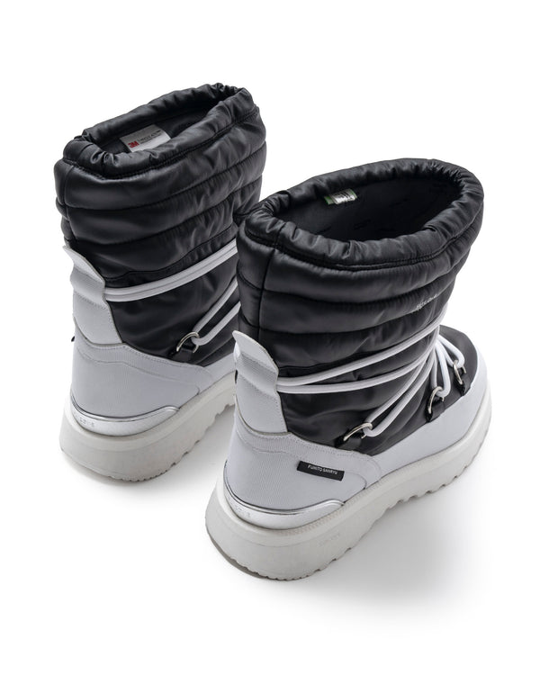 Suicoke Padded Boots - Black x White FUMITO GANRYU OFFICIAL STORE