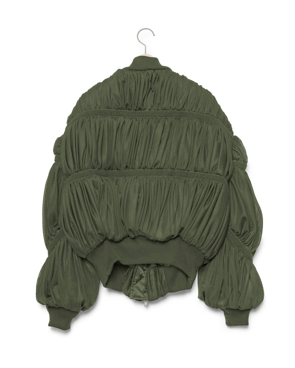 Draped MA-1 - Khaki FUMITO GANRYU OFFICIAL STORE