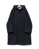 Vintage Modern Duffle Coat - Black FUMITO GANRYU OFFICIAL STORE