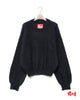 Deformed Mohair Knit - Black FUMITO GANRYU OFFICIAL STORE