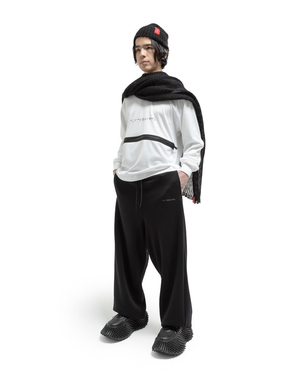 Fishnet Knit Cap - Black FUMITO GANRYU OFFICIAL STORE