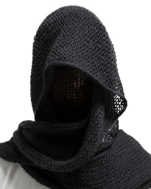 Fishnet Muffler - Black FUMITO GANRYU OFFICIAL STORE