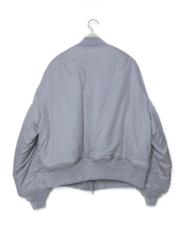 Deformed MA-1 - Light Heather Gray FUMITO GANRYU OFFICIAL STORE