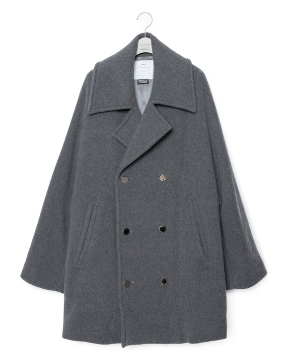 Dolman Sleeve Peacoat - Heather Gray FUMITO GANRYU OFFICIAL STORE