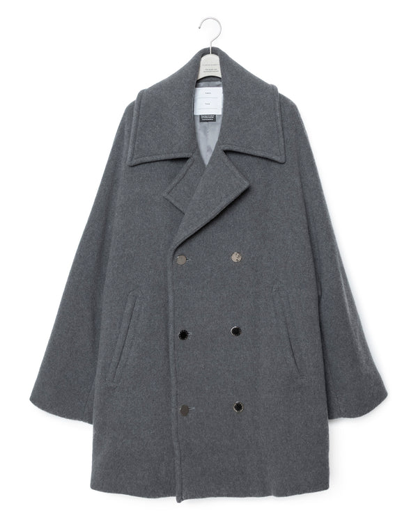 Dolman Sleeve Peacoat - Heather Gray FUMITO GANRYU OFFICIAL STORE