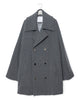 Dolman Sleeve Peacoat - Heather Gray FUMITO GANRYU OFFICIAL STORE