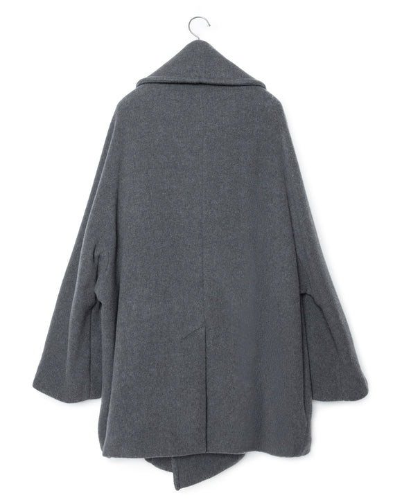 Dolman Sleeve Peacoat - Heather Gray FUMITO GANRYU OFFICIAL STORE