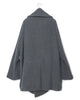 Dolman Sleeve Peacoat - Heather Gray FUMITO GANRYU OFFICIAL STORE