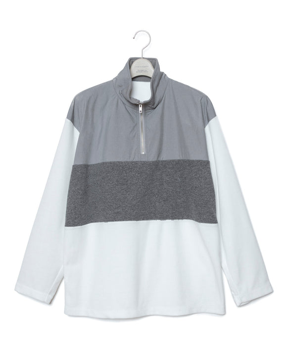Inner Fleece Jk T-Shirt - Heather Gray X White FUMITO GANRYU OFFICIAL STORE