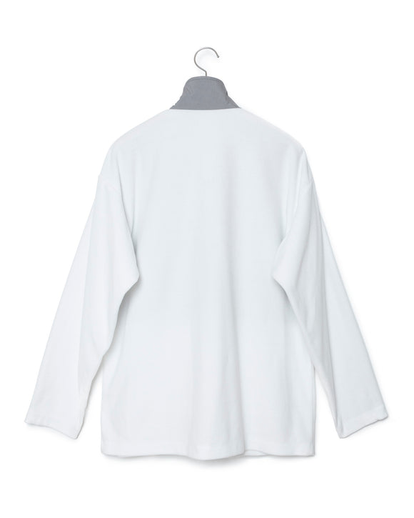 Inner Fleece Jk T-Shirt - Heather Gray X White FUMITO GANRYU OFFICIAL STORE