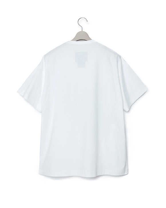 Function Patchwork T-Shirt - White X Black FUMITO GANRYU OFFICIAL STORE