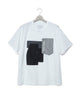Function Patchwork T-Shirt - White X Gray FUMITO GANRYU OFFICIAL STORE