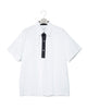 Tied-Up Style T-Shirt - White X Black FUMITO GANRYU OFFICIAL STORE