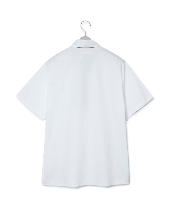 Tied-Up Style T-Shirt - White X Black FUMITO GANRYU OFFICIAL STORE