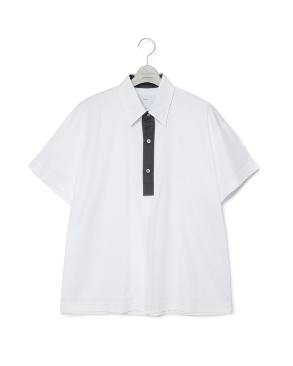 Tied-Up Style T-Shirt - White X Dark Gray FUMITO GANRYU OFFICIAL STORE