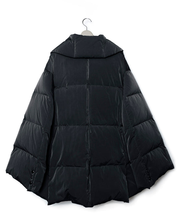 Lapel Down Jacket - Black FUMITO GANRYU OFFICIAL STORE