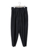 Mixture Tapered Slacks - Black FUMITO GANRYU OFFICIAL STORE