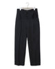 4-Belt Slacks - Black FUMITO GANRYU OFFICIAL STORE