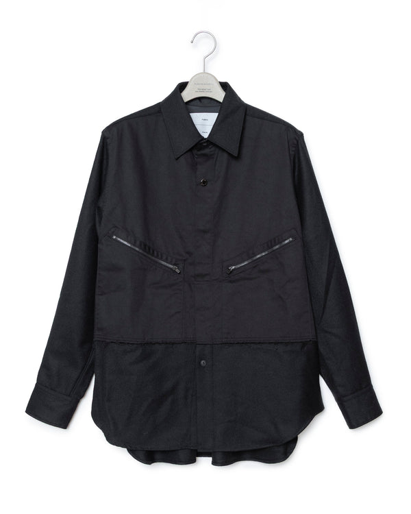 Inner Jumpsuit Shirt - Black X Black FUMITO GANRYU OFFICIAL STORE