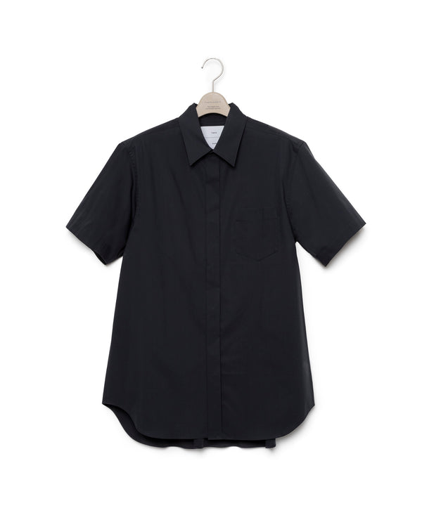 Watteau pleated half sleeve shirt FUMITO GANRYU OFFICIAL STORE