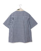 Patchwork Open Collar Plaid Shirt - Gingham x Bg FUMITO GANRYU OFFICIAL STORE